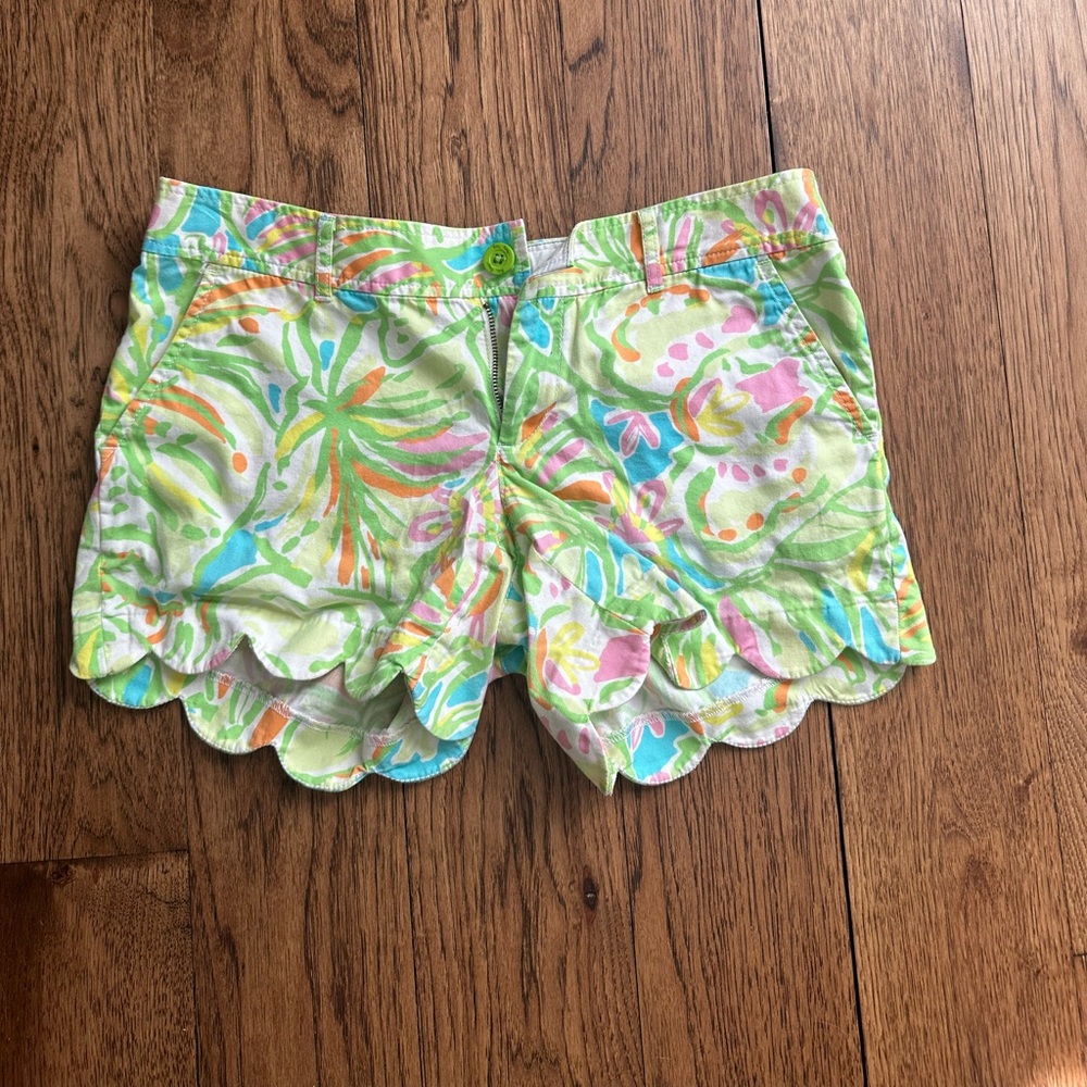 Lily Pulitzer Scalloped Shorts